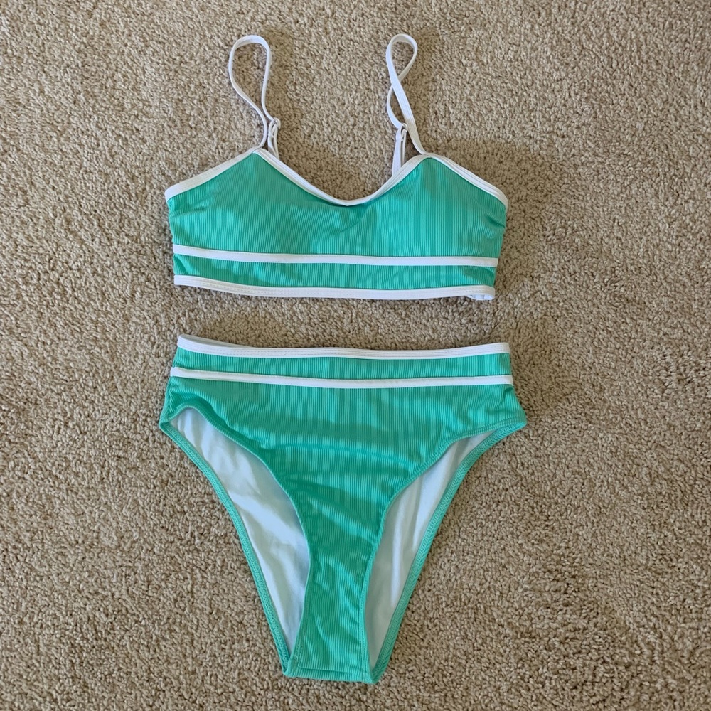 NWOT High Waisted Two Piece